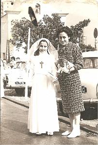 COMMUNIONS ORAN PAROISSE ST EUGENE 1961 Figueredo Annie confirmation